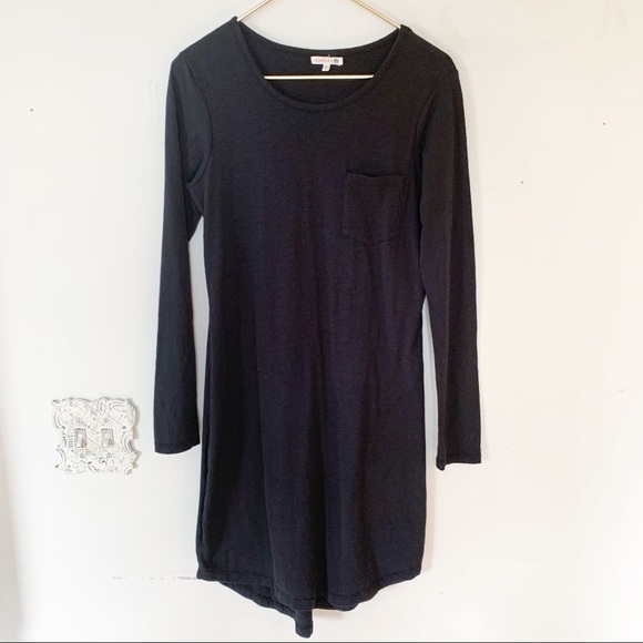 Sundry Long Sleeve Pocket Dress - Picture 3 of 8